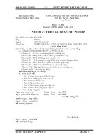 thuyết minh tôt nghiệp: thiết kế máy cắt vải cao su