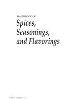 Handbook of spices, seasonings and flavourings