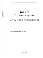 đồ án: AN TOÀN THÔNG TIN TRONG VoWIFI