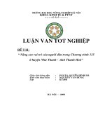 nâng cao vai trò của người dân trong chương trình 135 ở huyện như thanh -  tỉnh thanh hoá