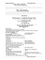 giáo án lớp 3 tuần 29