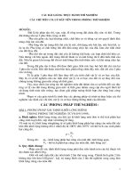 Bài giảng thực hành thí nghiệm các chỉ tiêu cơ lý đất nền trong phòng thí nghiệm