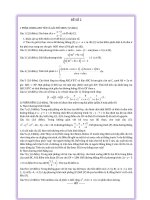 Đề thi thử đại học môn toán năm 2014 lần 2