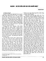 Kaizen - sự cải tiến liên tục của người nhật