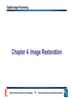 Chapter4 image restoration
