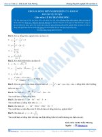 bộ chuyên đề khảo sát hàm số của hocmai.vn