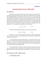 Chương 3 dự báo độ lún của nền đất