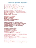 những câu nói e thông dụng – dùng hàng ngày