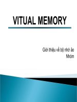 Chương 9 Bộ nhớ ảo