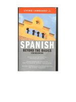 spanish beyond the basics coursebook