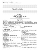 Giáo án lớp 4 tuần 31