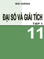 BÀI TẬP ĐẠI SỐ VÀ GIẢI TÍCH 11