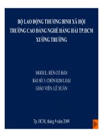 Bài giảng Mođun Rèn cơ bản - Bài 3: Chồn Kim loại - GV. Lê Xuân