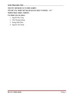 Thuyết minh đồ án vi điều khiển