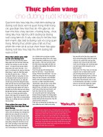 Thực phẩm vàng cho đường ruột khỏe mạnh