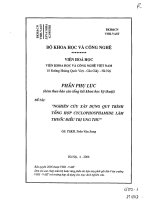 Nghiên cứu xây dựng quy trình tổng hợp cyclophosphamide làm thuốc điều trị ung thư (phu luc)