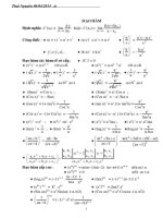 Phuong trinh tiep tuyen