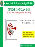 marketing chương 2 hệ thống thông tin và nghiên cứu marketing