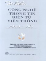 TỪ ĐIỂN CÔNG NGHỆ THÔNG TIN ĐIỆN TỬ VIỄN THÔNG ANH VIỆT