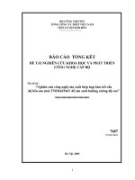 Nghiên cứu công nghệ sản xuất thép hợp kim kết cấu  độ bền cao mác 37SiMn2MoV để sản xuất bulông cường độ cao