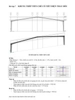 Bài tập Etabs - thiết kế khung thép tiền chế cột vát