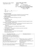 GIÁO ÁN CÔNG NGHỆ LỚP 8