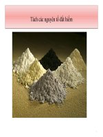 Tinh chế quặng monazite