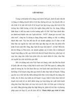 hoàn thiện quy trình tổ chức thực hiện kế hoạch hoạt động cho clb nhà quản lý