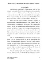 hiệu quả sản xuất kinh doanh tại công ty cổ phần thăng huy