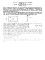 BỘ ĐỀ VẬT LÝ ÔN THI VÀO LỚP 10
