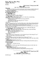 GIÁO ÁN CÁC MÔN LỚP 2