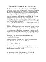 TIẾP cận bài TOÁN bất ĐẲNG THỨC NHƯ THẾ nào