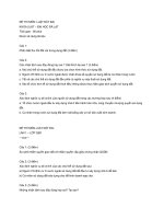 ĐỀ THI MÔN: LUẬT ĐẤT ĐA 