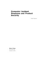 computer incident response and product security [electronic resource]