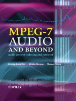 Mpeg 7 audio and beyond audio content indexing and retrieval