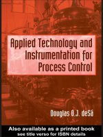 Applied technology and instrumentation for process control