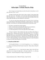 Lâm sàng thống kê Kiểm định t và hoán chuyển số liệu