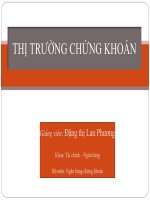 bài giảng thị trường chứng khoán hoàn chỉnh cô ĐẶNG THỊ LAN PHƯƠNG đại học thương mại