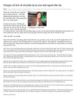 Chuyện cổ tích về số phận kỳ lạ của một người đàn bà