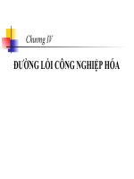 chương 4 đường lối công nghiệp hóa