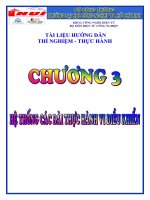 vi xử lý hệ thống bài thực hành vi điều khiển