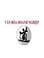 bài giảng văn hóa doanh nghiệp - gv. lê việt hưng