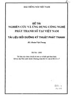 Tài liệu bồi dưỡng kỹ thuật phát thanh