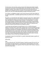 writing ielts EQUALITY