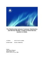 Relationship between customer satisfaction and service quality a study of three service sectors