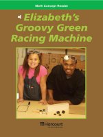 Math Concept Reader MCR g4 elizabethâs groovy green racing machine