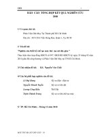 nghiên cứu thiết kế chế tạo máy thử tính kháng thấm nước của vải dưới áp suất thuỷ tĩnh