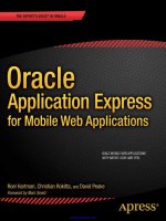 oracle  application  express  for  mobile  web  applications