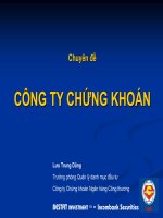 chuyên đề công ty chứng khoán