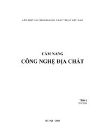 xây dựng cẩm nang công nghệ địa chất-cẩm nang công nghệ địa chất